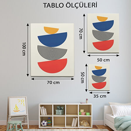 Minimalist Temalı, Dekoratif Tablo-TBL879