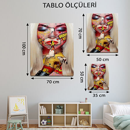 İnsan Temalı, Pop Art Tablo-TBL914