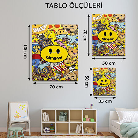 Pop Art Temalı, Modern Tablo-TBL915