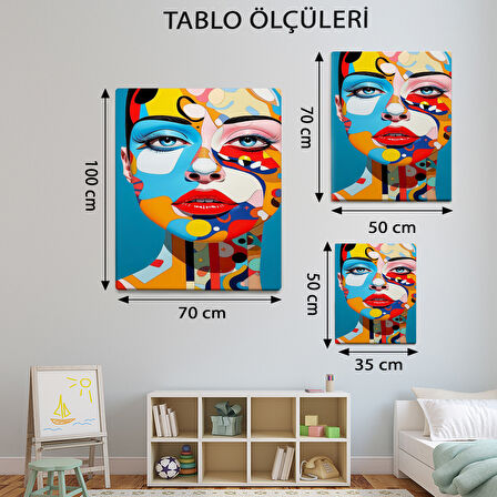 Soyut Temalı, Pop Art Tablo-TBL916