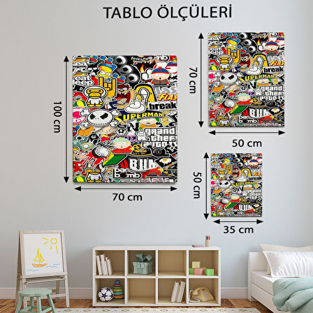 Simge Temalı, Modern Tablo-TBL918