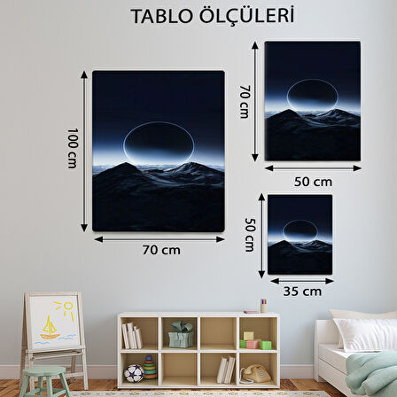 Modern Temalı, Mistik Dağ Arası Tablo-TBL91