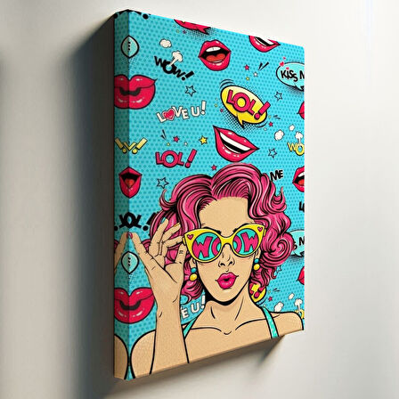 İnsan Temalı, Pop Art Tablo-TBL922