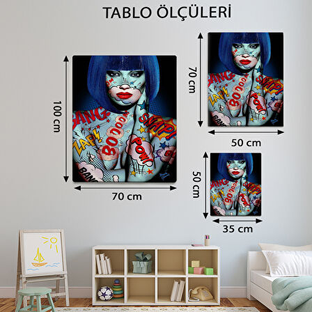 İnsan Temalı, Pop Art Tablo-TBL924