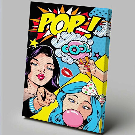 Pop Art Temalı, Modern Tablo-TBL932