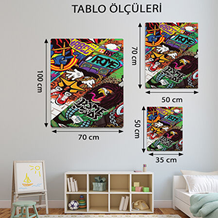 Modern Temalı, Dekoratif Tablo-TBL938