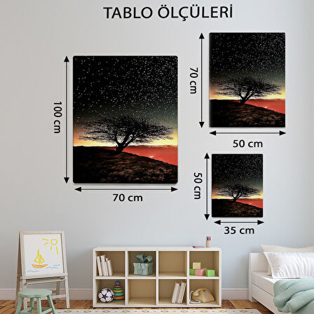 Manzara Temalı, Yalnız Ağaç Tablo-TBL93