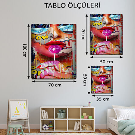 İnsan Temalı, Pop Art Tablo-TBL956