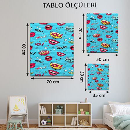 Simge Temalı, Pop Art Tablo-TBL959