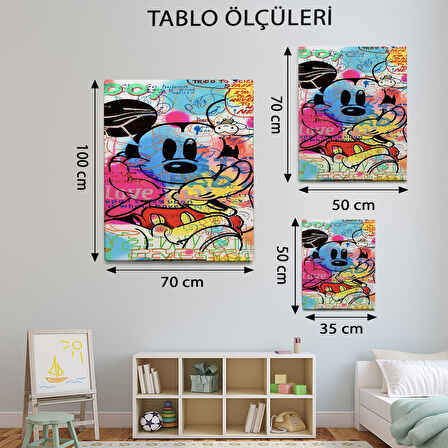 Pop Art Temalı, Dekorasyon Tablo-TBL963