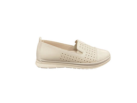 Merry Pace 7321525Z Ortopedik Yandan Lastikli Konforlu Rahat Taban Kadın Yürüyüş Babet Ayakkabı