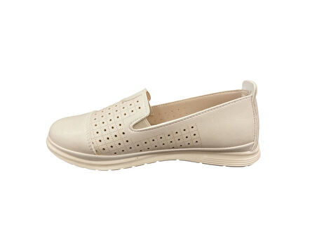 Merry Pace 7321525Z Ortopedik Yandan Lastikli Konforlu Rahat Taban Kadın Yürüyüş Babet Ayakkabı