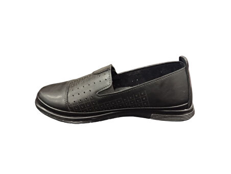 Merry Pace 7321525Z Ortopedik Yandan Lastikli Konforlu Rahat Taban Kadın Yürüyüş Babet Ayakkabı