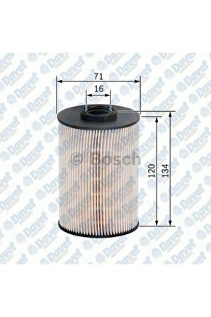 F026402101 YAKIT FILTRESI VOLKSWAGEN CRAFTER MERCEDES SPRINTER 