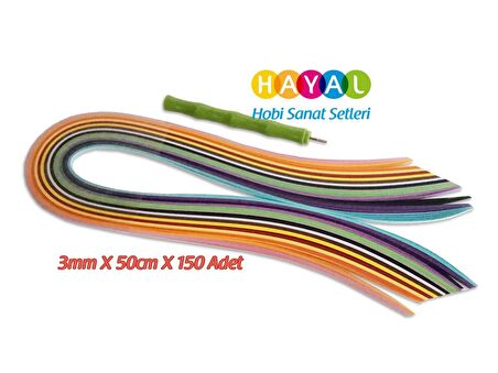 Hayal Quilling Kursiyer Seti - 3mm Set