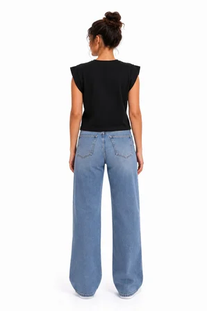 Mondschein Coquette Oversize Vatkalı Tişört
