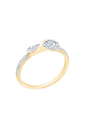 14 Ayar Altın Figür Yüzük