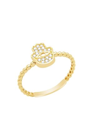 14 Ayar Altın Dualı Yüzük