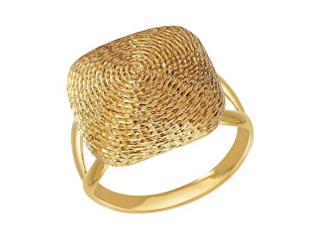 22 Ayar Rose Altın Salyangoz Yüzük