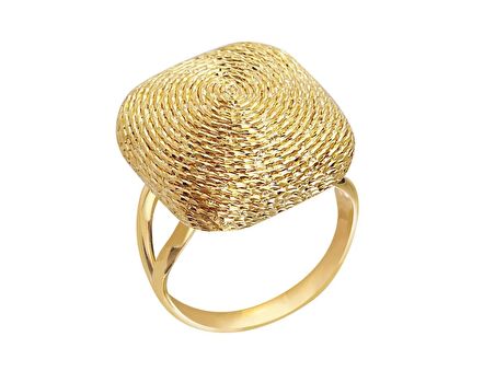 22 Ayar Rose Altın Salyangoz Yüzük