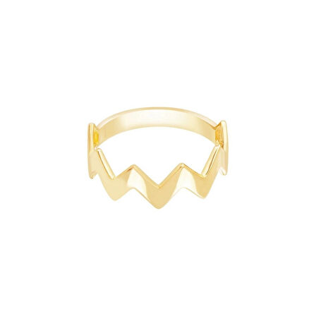 14 Ayar Sarı Altın Trend Yüzük