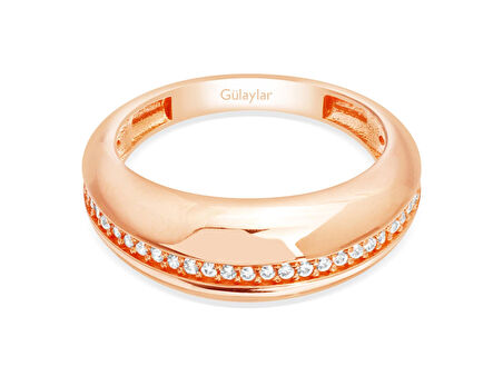 14 Ayar Rose Altın Trend Yüzük