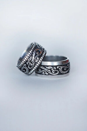 Amore Koleksiyonu Erkek Bijuteri Modern Alyans