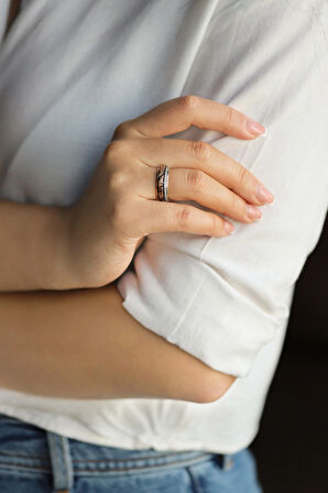 Amore Koleksiyonu Kadın Bijuteri Modern Alyans