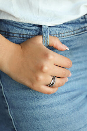 Amore Koleksiyonu Kadın Bijuteri Modern Alyans