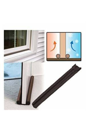 4 Adet Kapı Altı Rüzgar Toz Soğuk Önleyici Sünger Kapı Altı Rüzgarlık Kapı Pencere Süngeri