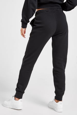 Sportswear Essential Fleece Pamuklu Siyah Eşofman altı