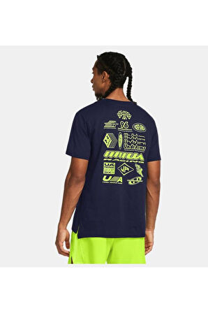 Erkek UA Launch Kısa Kollu 1383233-410