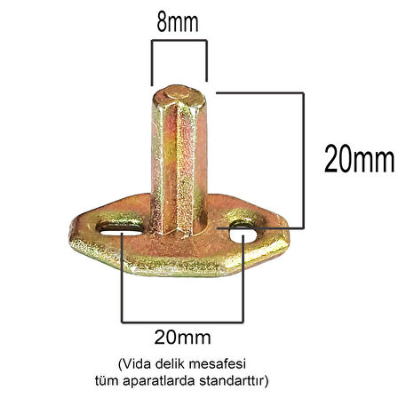 Aletçantam Havluluk Sabunluk Aksesuar Bağlantı Aparatı 5'li Paket