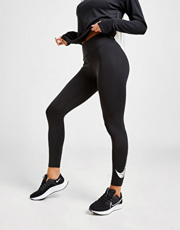 Swoosh Dri-Fit Women's 7/8 leggings Siyah Kadın Tayt 