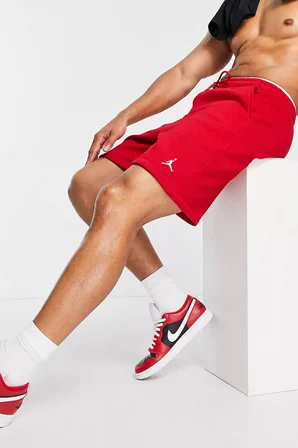 Jordan Essentials Fleece Erkek Kırmızı Spor Şort