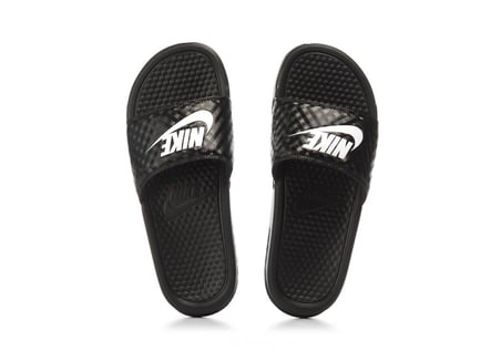 Wmns Benassı Jdı Print Sliders Siyah Kadın Spor Terlik