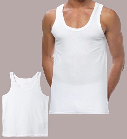 3 ADET ERKEK % 100 PAMUK ASKILI KLASİK ATLET