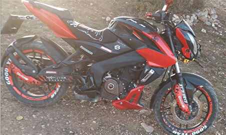 Monero Bajaj Pulsar NS 200 Serisi Alt Rüzgarlık Sakal Kırmızı