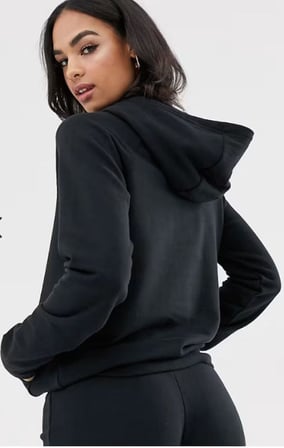 Sportswear Essential Po Hoodie Kapüşonlu Sweatshirt Siyah
