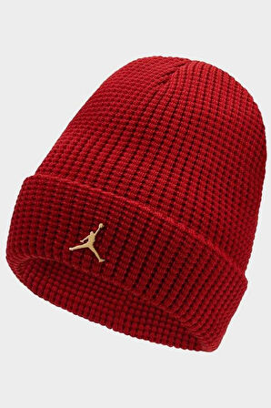 Metal Jordan Unisex Kırmızı Örgü Bere