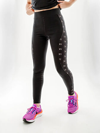 Air Yüksek Belli Tam Boy Pamuklu Kadın Spor Taytı