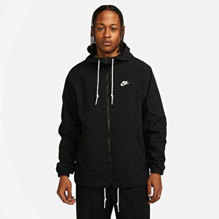Club Woven Full-Zip Jacket Erkek Ceket Bol kalıp
