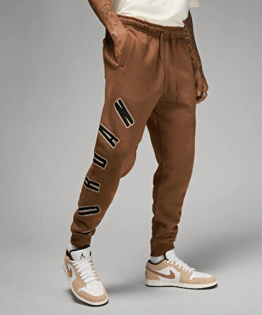 Jordan M J Flt Mvp Hbr Flc Pant Şardonlu Erkek Eşofman Altı