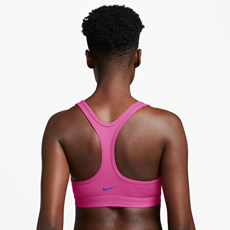 Swoosh Dri-Fit Pembe Bra Sporcu Sütyeni