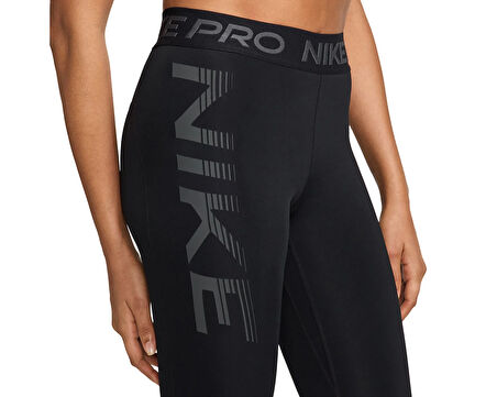 Dri-Fit Pro Yüksek Bel 7/8 Kadın Siyah Tayt