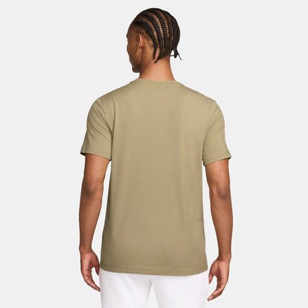 Sportswear Fran JDI Verbiage Erkek Kahverengi Günlük Stil Tişört