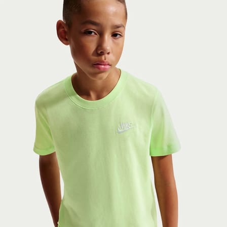 Nsw Tee Emb Futura Yeşil Pamuklu Çocuk T-Shirt