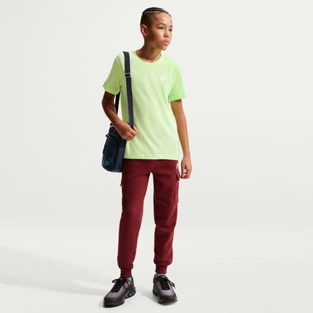 Nsw Tee Emb Futura Yeşil Pamuklu Çocuk T-Shirt