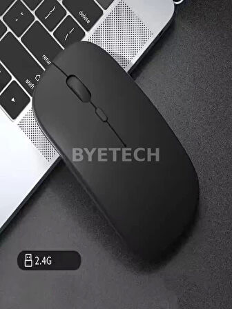 Kablosuz, Pilli, Bluetooth, Ultra Slim Led, 2.4 Ghz,2400 Dpı, Sessiz,gecikmesiz, Oyuna Uygun Mouse