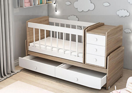 PATİKO MASAL MS 290 BÜYÜYEBİLEN BEŞİK(60X120)